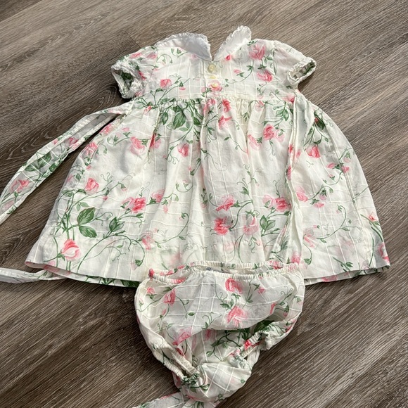 RALPH LAUREN MULTI-COLOR WINDOWPANE PRINTED DESIGN DRESS sz 6 wi the bloomers - Picture 2 of 6